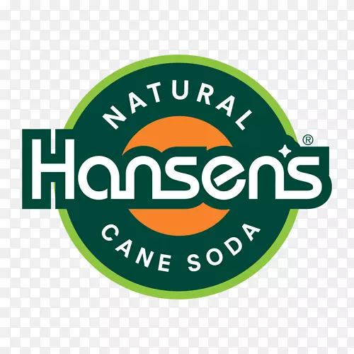 碳酸饮料汉森的天然果汁标志汉森饮料公司，公司。-果汁