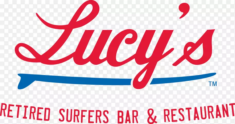 露西的退休冲浪者酒吧和餐厅鸡尾酒标志-鸡尾酒