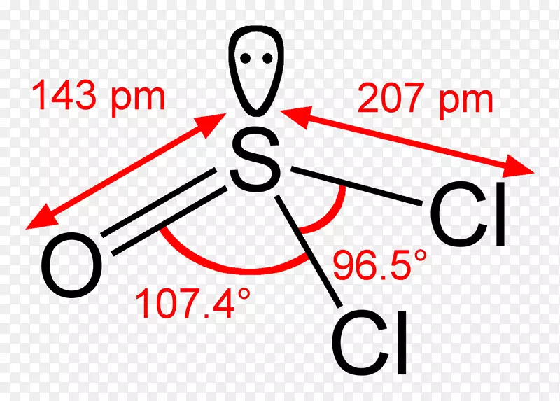 硫酰氯路易斯结构分子三角锥分子几何构型