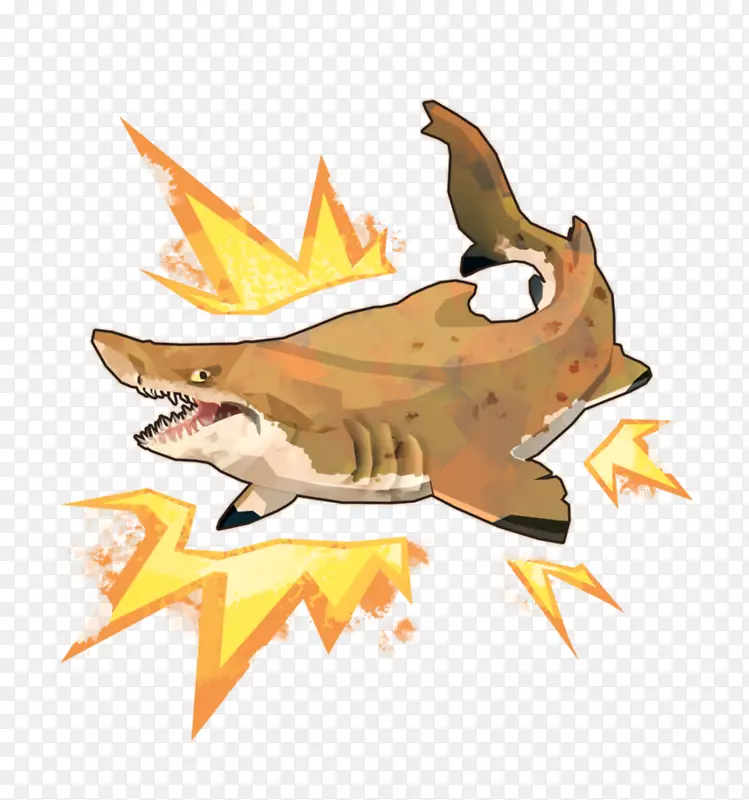 沙虎鲨锤头鲨艺术-鲨鱼