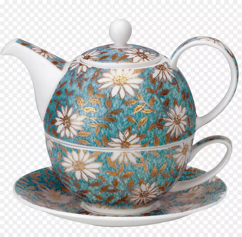 杜松茶骨瓷杯茶