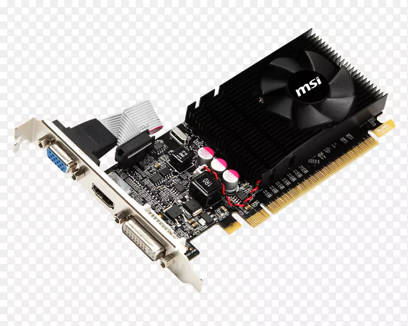 显卡和视频适配器NVIDIA GeForce GT 610 PCI Express数字视觉接口-计算机