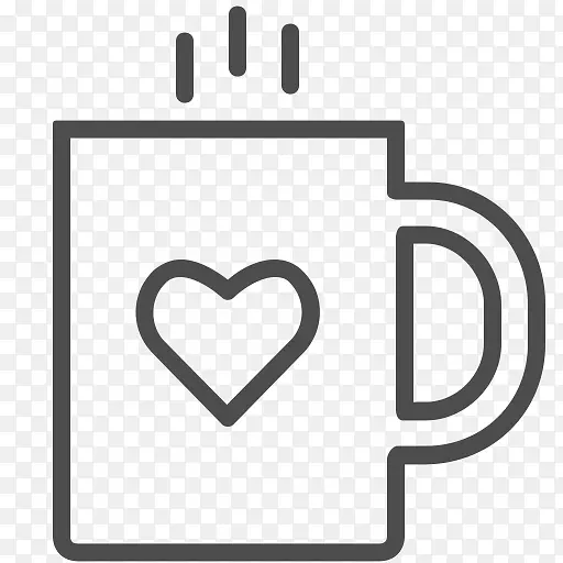 咖啡杯电脑图标咖啡厅-咖啡