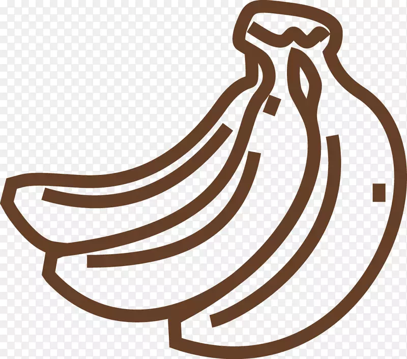 热带水果香蕉插画艺术