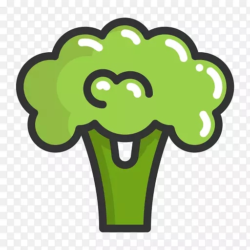 剪贴画水果和蔬菜png图片花椰菜-蔬菜