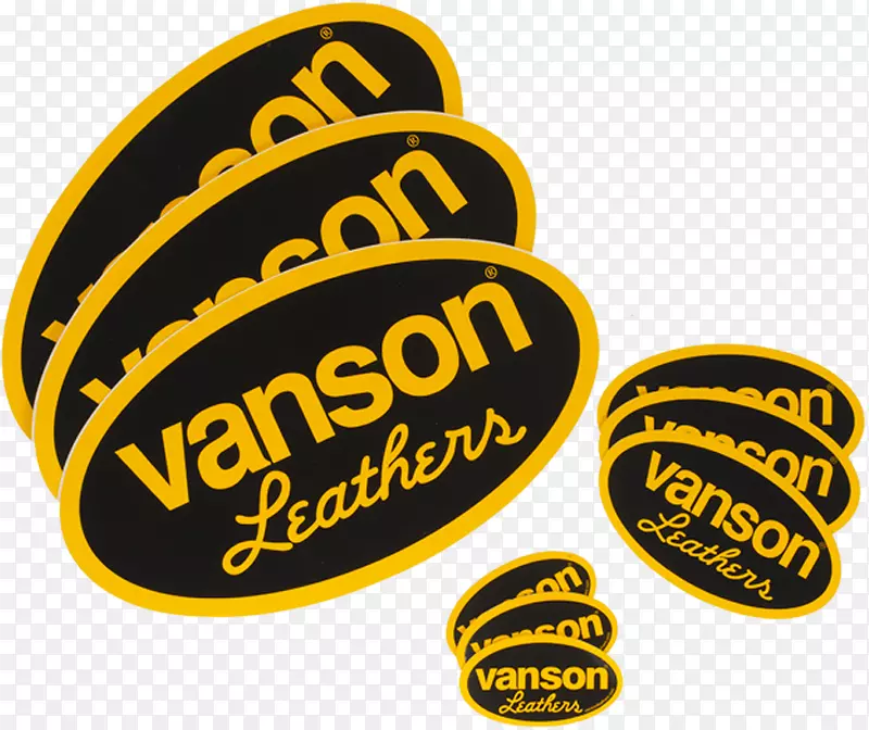商标标签贴标Vanson皮革公司-黑色赛车海报