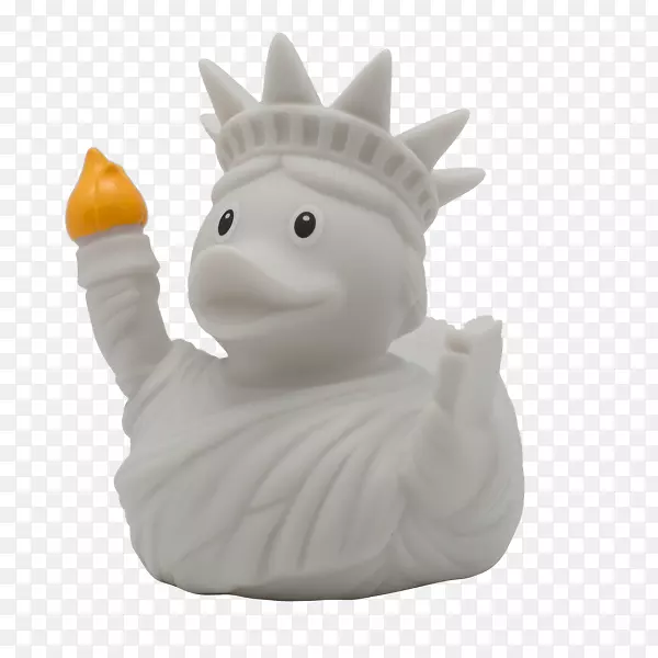自由女神像橡胶鸭玩具-自由女神像