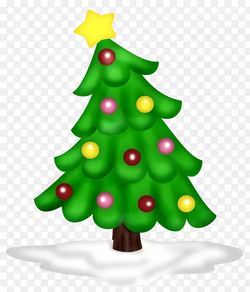 圣诞树，圣诞装饰，云杉，圣诞节，冷杉-圣诞树