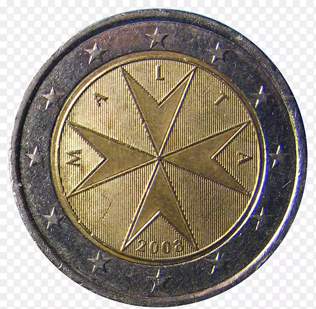 2欧元硬币马耳他欧元硬币-欧元