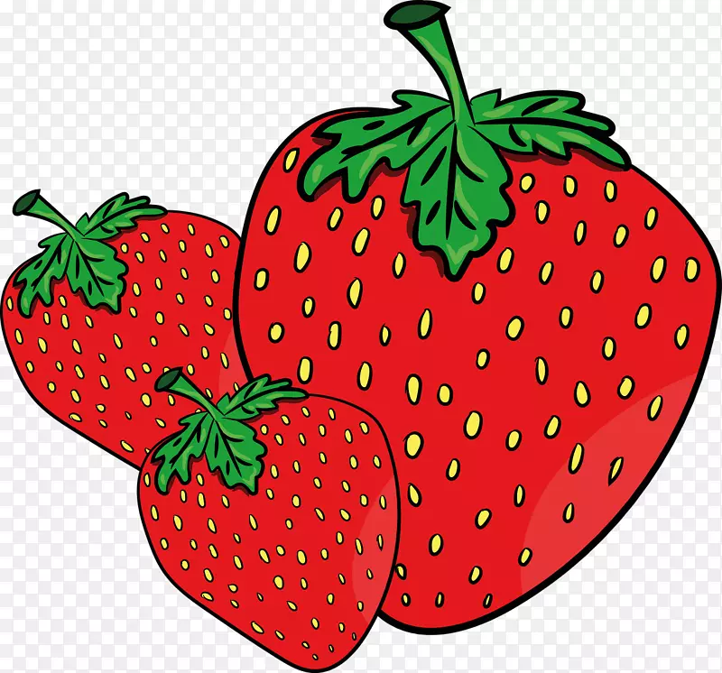开敞式剪贴画图形草莓便携网络图草莓