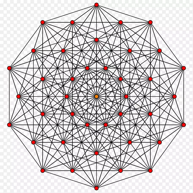 超立方体10-单纯形多角维数