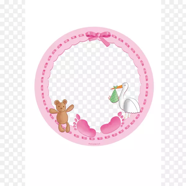 婴儿玫瑰花粉红色m文字黄金纤维素