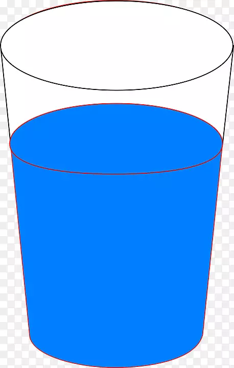 剪贴画图形玻璃杯水-l‘eau