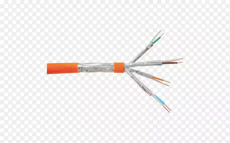 f类电缆逻辑连接cq 410ps 100 m ct7补丁电缆.橙色电缆tt5e修补电缆sftp 100 m网络电缆.netwerkverbinding