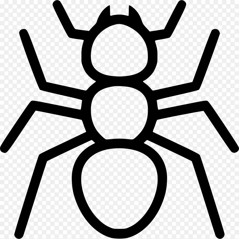 蚂蚁电脑图标图形剪贴画封装后记.木匠蚂蚁标志