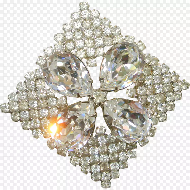 车身珠宝胸针照明钻石珠宝
