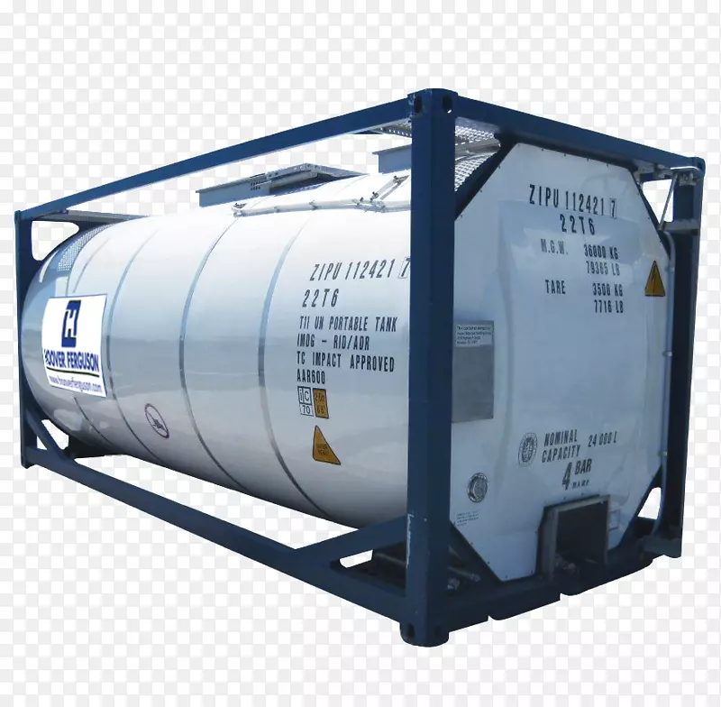 集装箱多式联运散货中型散装集装箱运输.气罐