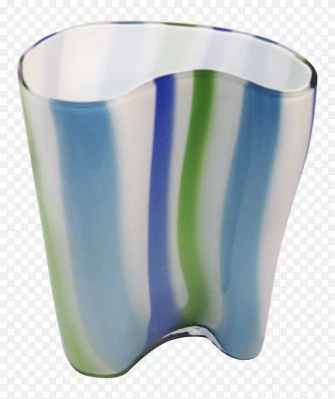 柱花瓶Alessandro mandrzzato Murano玻璃花瓶