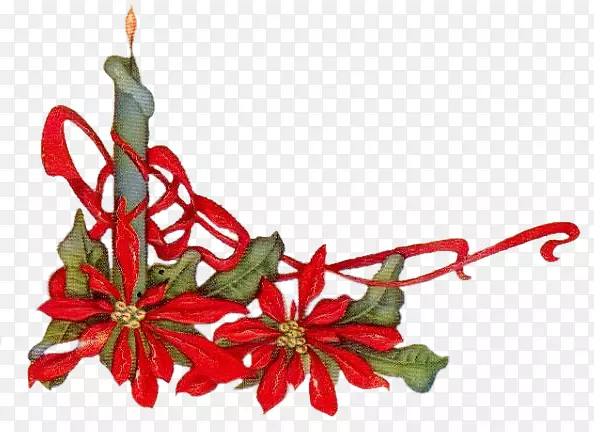 圣诞装饰品花卉设计切花食品吊车