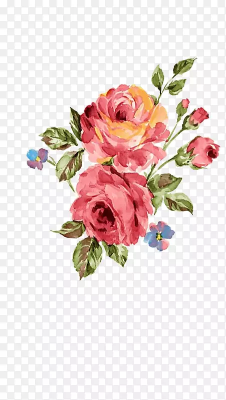 花卉设计花卉纺织墙纸玫瑰花