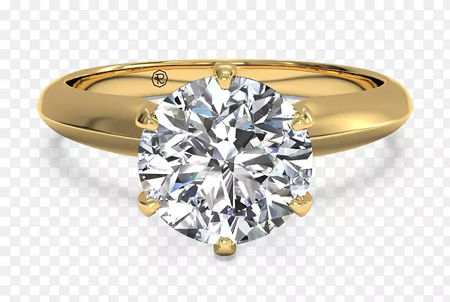 订婚戒指利塔尼钻石纸牌-钻石