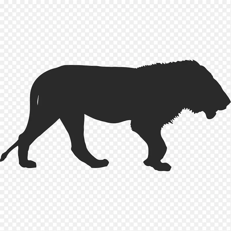 非洲狮子图形剪辑艺术犀牛-非洲