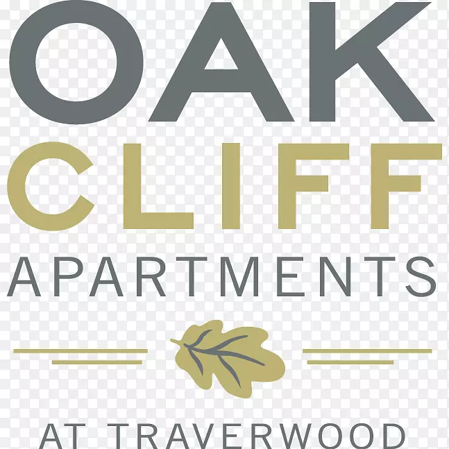 奥克克利夫公寓标志横木驱动品牌字体