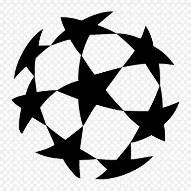 图形欧罗巴联盟标志足球png图片.足球