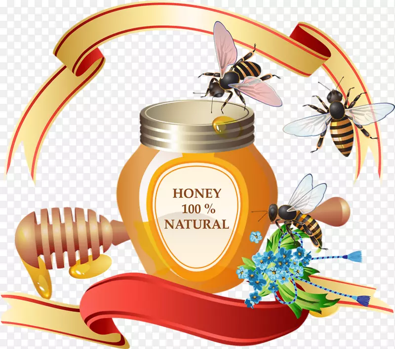 蜂蜜版税.免插图图像图.蜂蜜