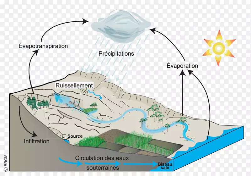 水循环河流水资源-水