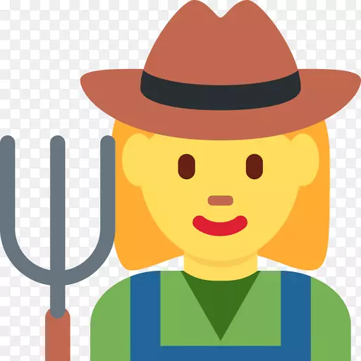 Emojipedia农业零宽度拼接剪贴画-表情符号