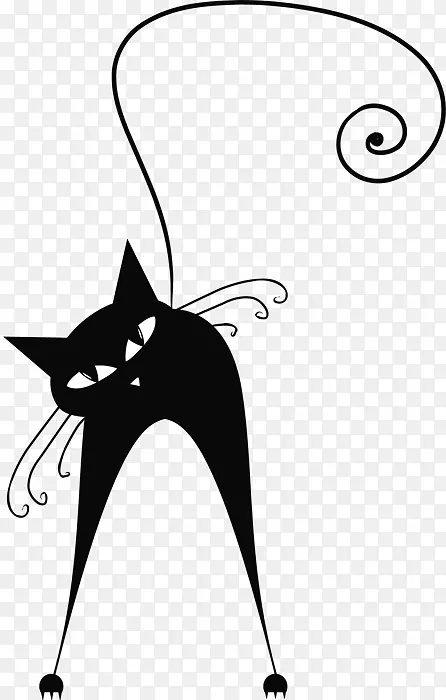 Sphynx猫小猫黑猫剪贴画