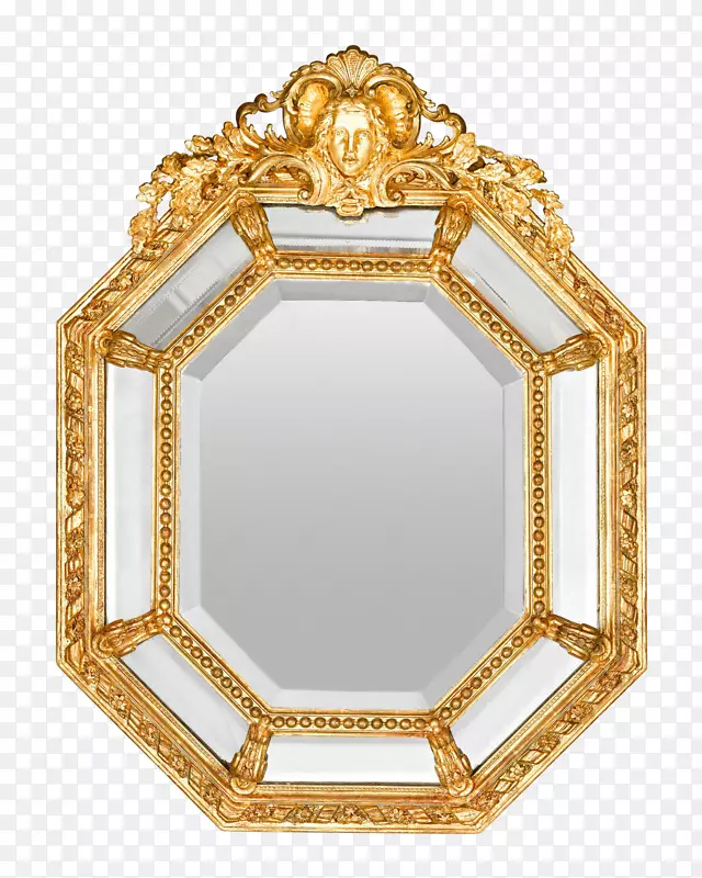 镜框镜面路易十六型座垫桂花镜