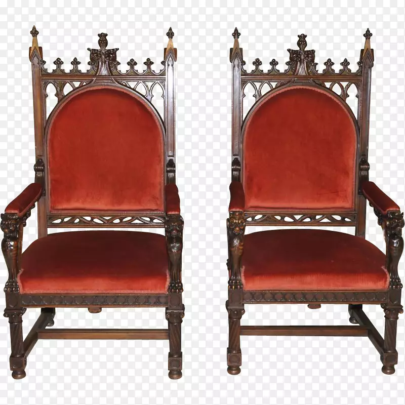 古色古香的19世纪俱乐部椅家具-古董