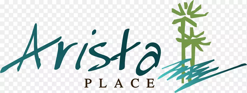 Arista Place徽标字体商标叶