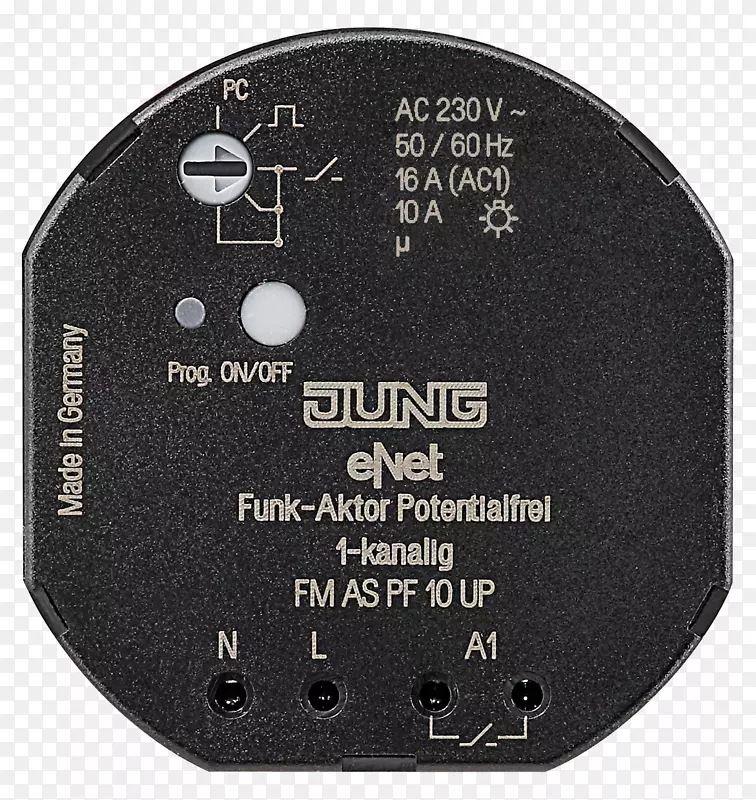 Jung EIB KNX开关致动器1-ch fm作为家用自动调光器同花顺安装的20个电气开关