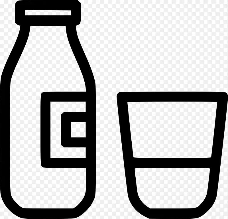 玻璃奶瓶夹艺术玻璃瓶-牛奶