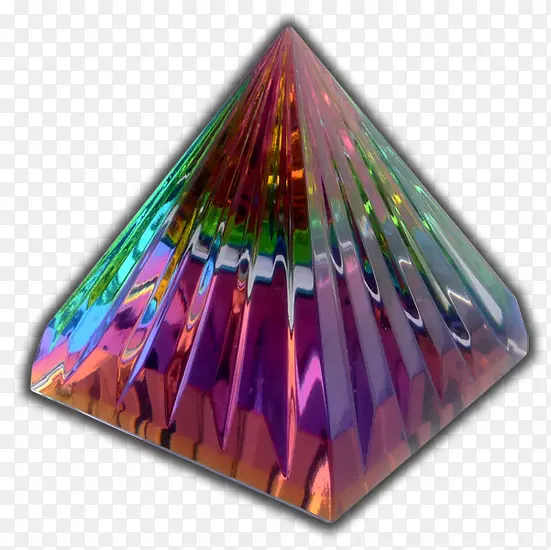 金字塔光三角色地球辐射