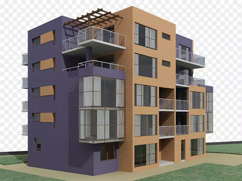 窗式共管住宅小区建筑-住宅结构