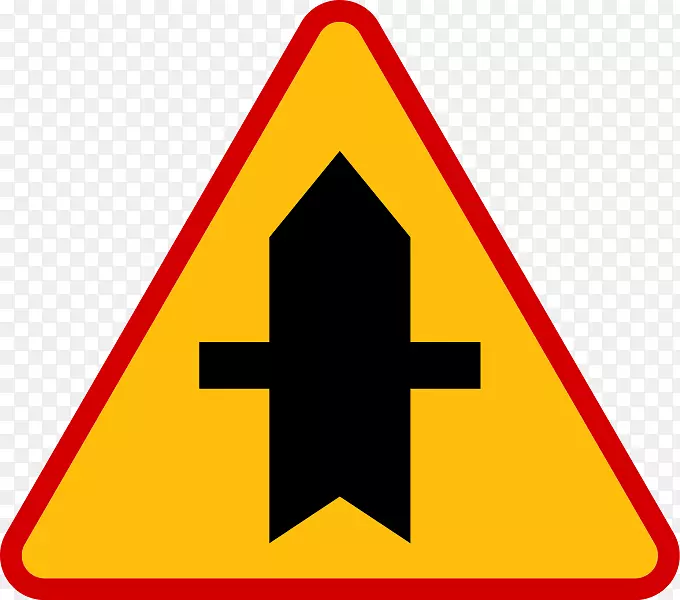 交通标志道路优先标志摄影-道路