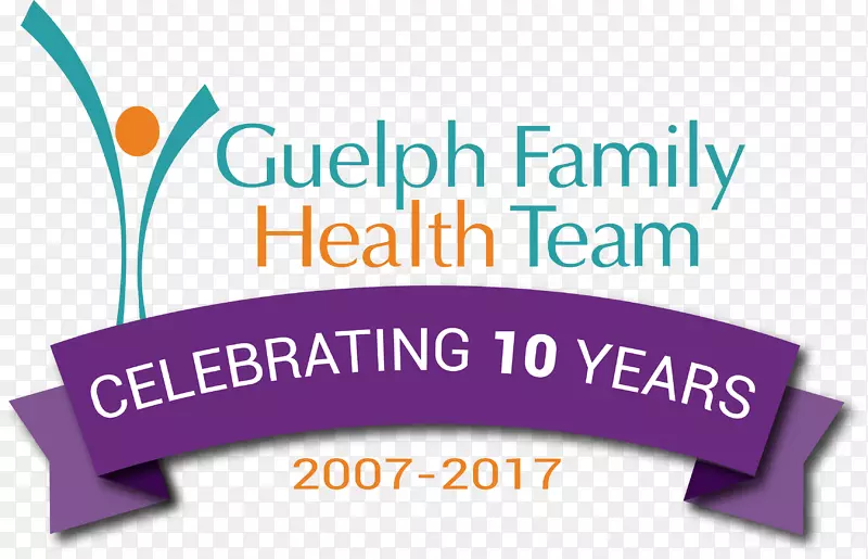 徽标Guelph家庭健康团队品牌公关产品-新年标志