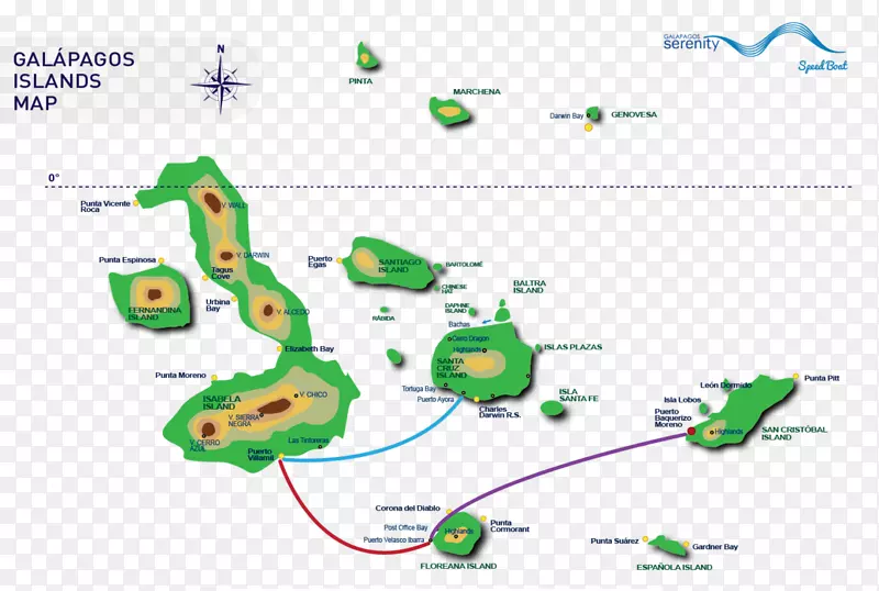 热诺维萨岛查尔斯达尔文研究站费尔南迪纳岛大达尔文湾达尔文岛火山