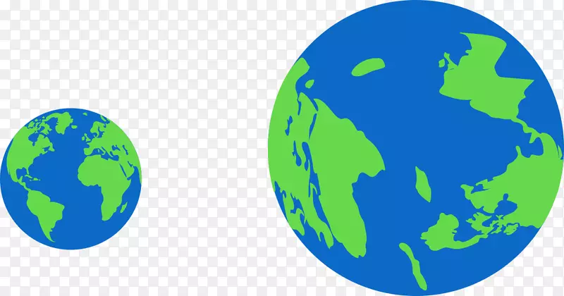 地球图形剪贴画动物剪影地球