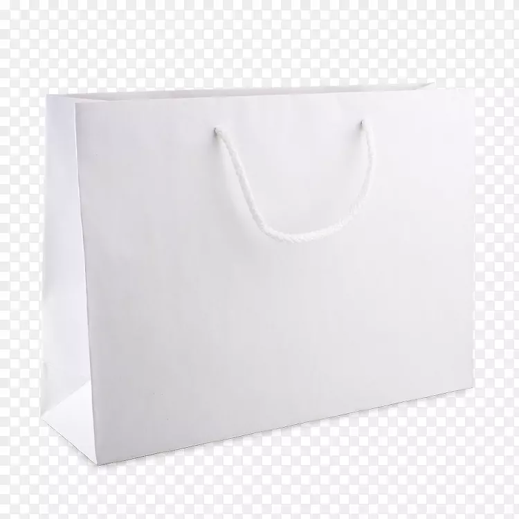 纸品设计矩形白色纸袋工艺品
