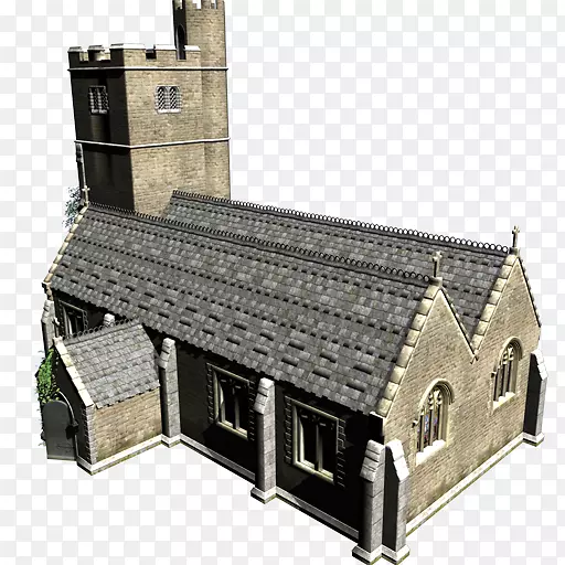 中世纪教堂建筑的立面