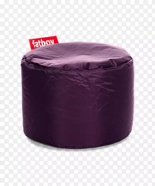 桌子胖子点脚休息豆袋椅子，土拨鼠-紫色脚凳