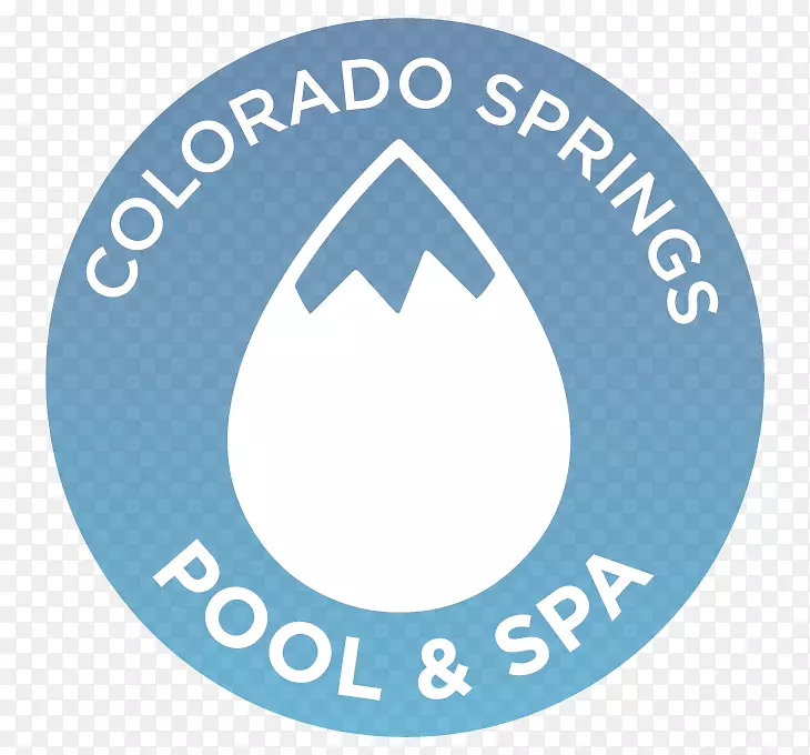 科罗拉多温泉游泳池和水疗中心标志品牌组织字体