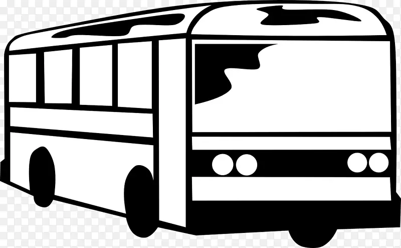 机场巴士剪辑艺术巴士形象-巴士
