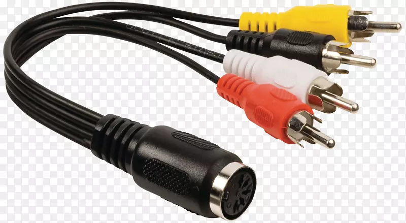 RCA连接器DIN连接器适配器电连接器交流电源插头和插座