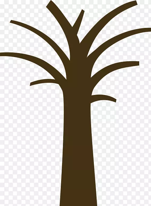 棕榈树、剪贴画主干、png图片.树